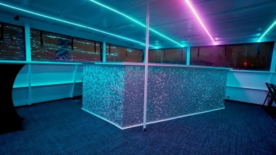 Yacht 101 top deck bar